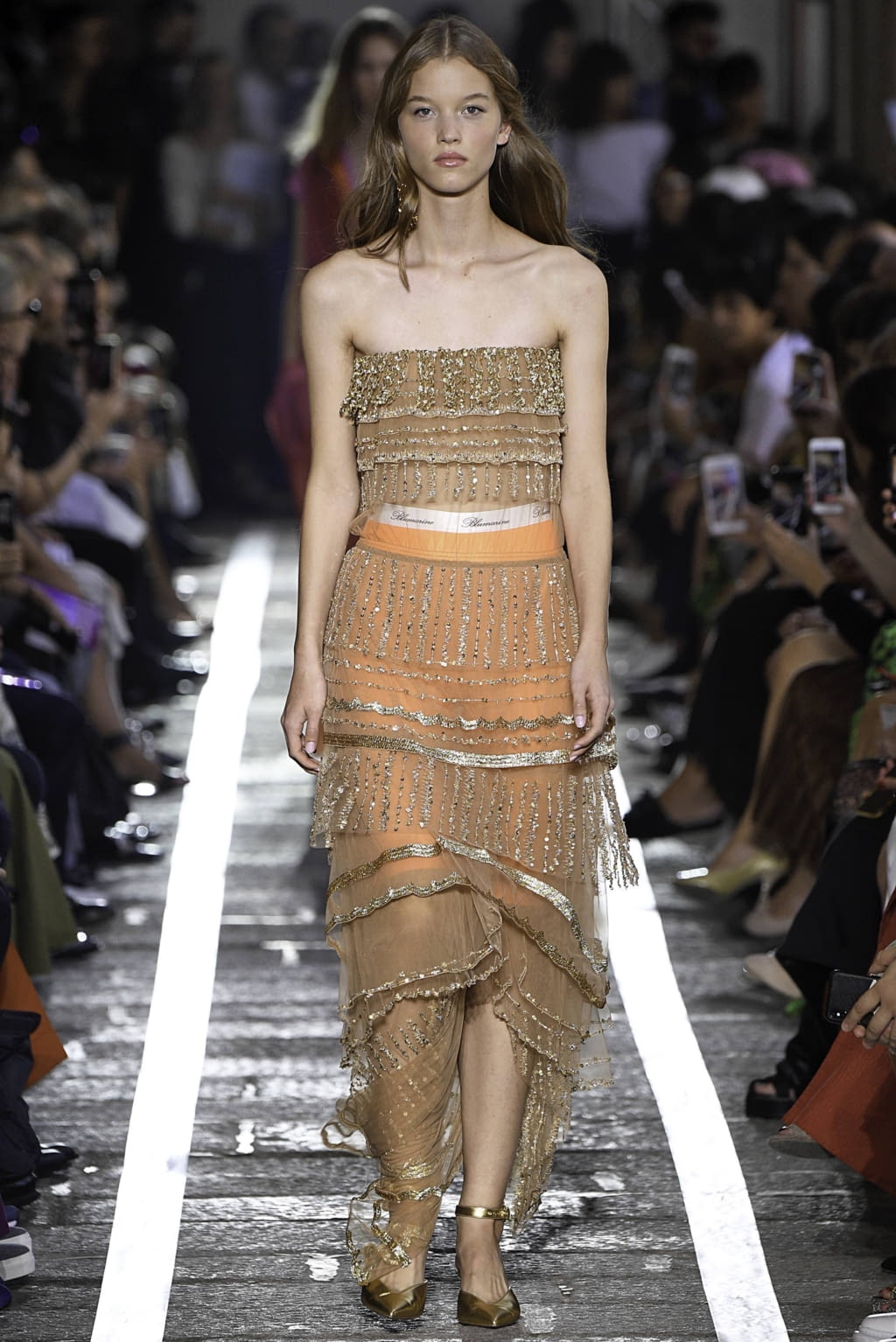 Fashion Week Milan Spring/Summer 2019 look 22 from the Blumarine collection womenswear