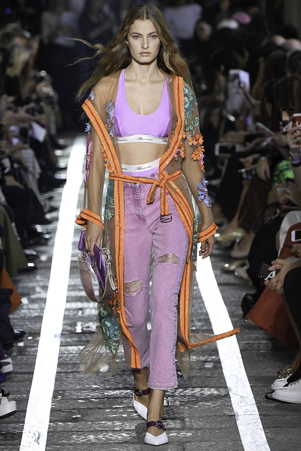 Fashion Week Milan Spring/Summer 2019 look 38 from the Blumarine collection womenswear