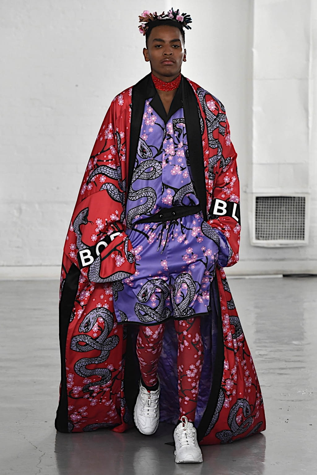 Fashion Week London Fall/Winter 2020 look 18 from the Bobby Abley collection 女装