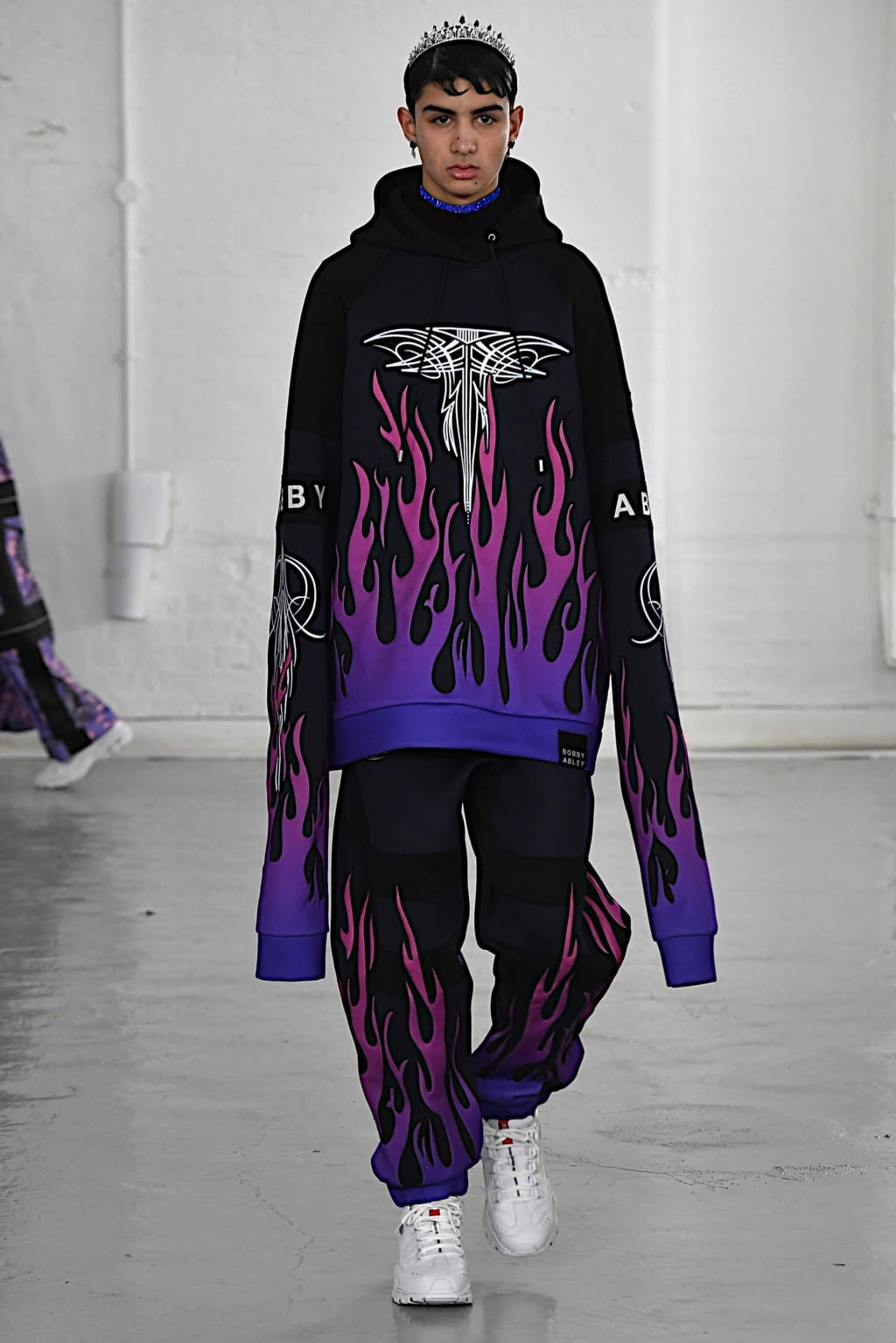 Fashion Week London Fall/Winter 2020 look 20 from the Bobby Abley collection womenswear