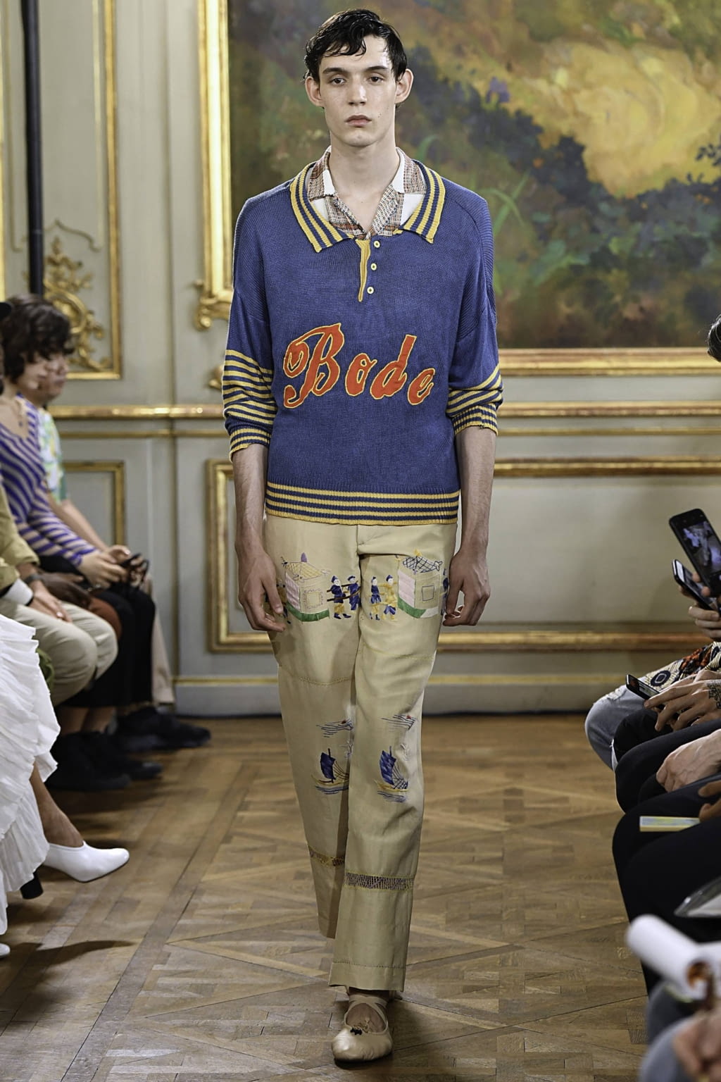 Fashion Week Paris Spring/Summer 2020 look 2 from the Bode collection 男装