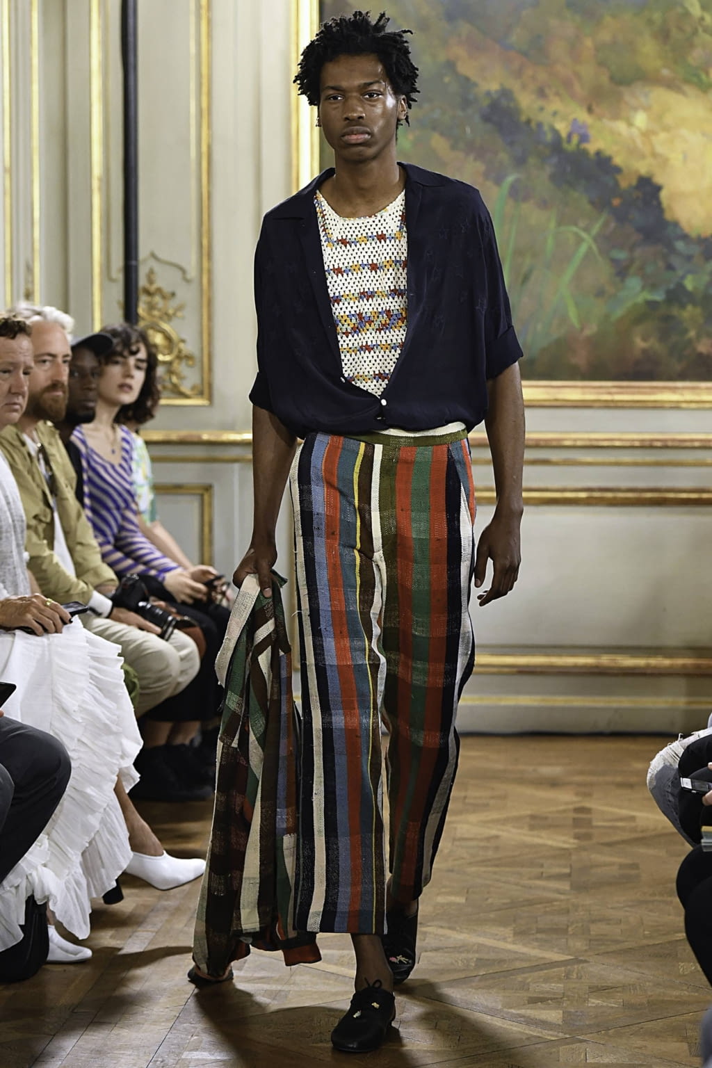 Fashion Week Paris Spring/Summer 2020 look 4 de la collection Bode menswear