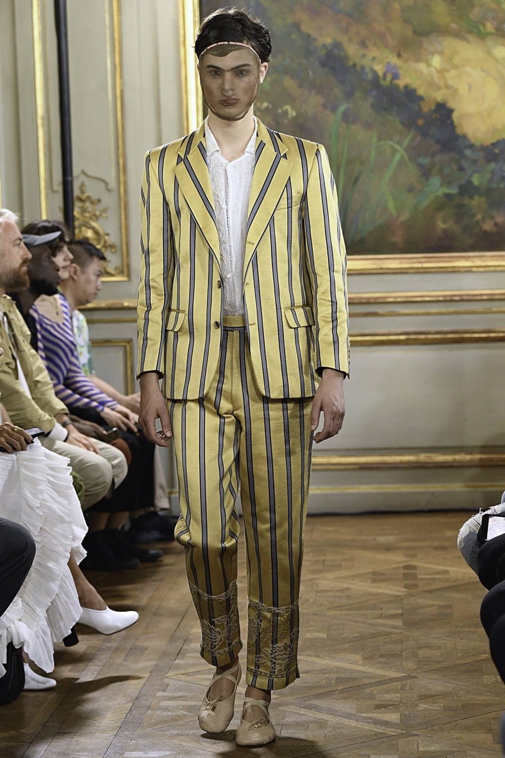 Fashion Week Paris Spring/Summer 2020 look 5 from the Bode collection 男装