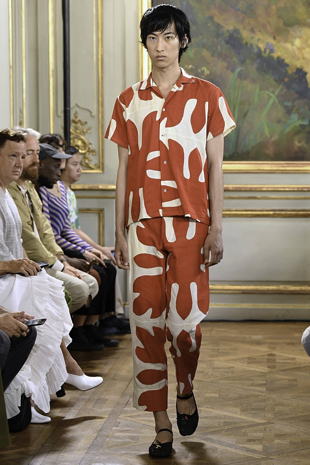Fashion Week Paris Spring/Summer 2020 look 6 de la collection Bode menswear