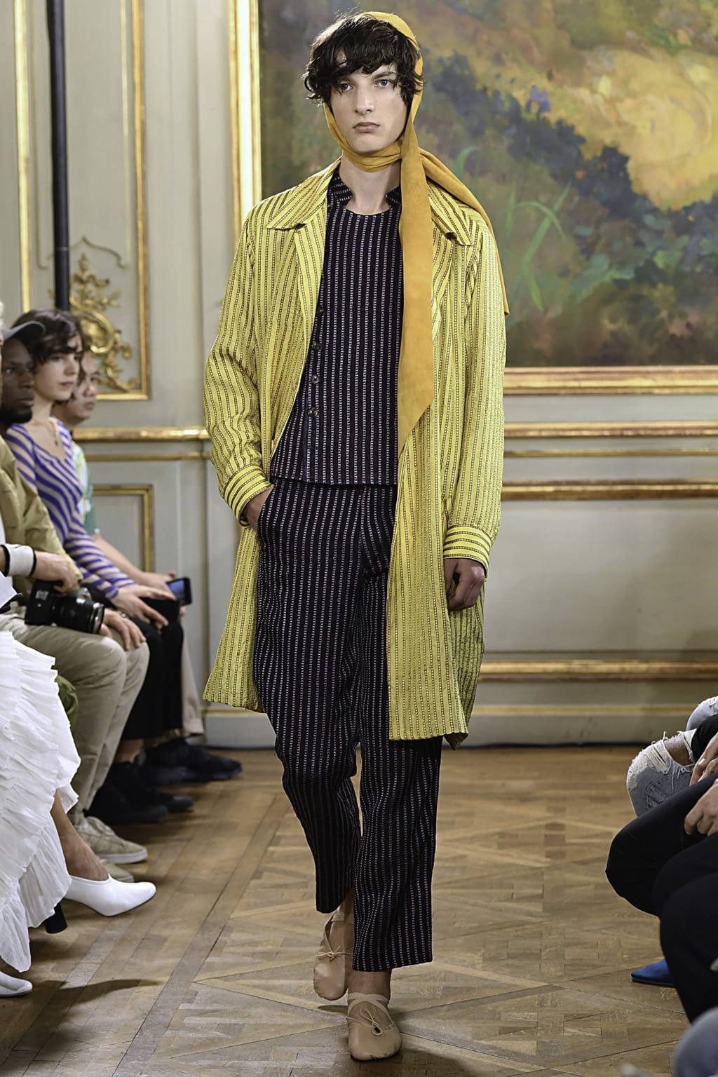 Fashion Week Paris Spring/Summer 2020 look 9 from the Bode collection menswear