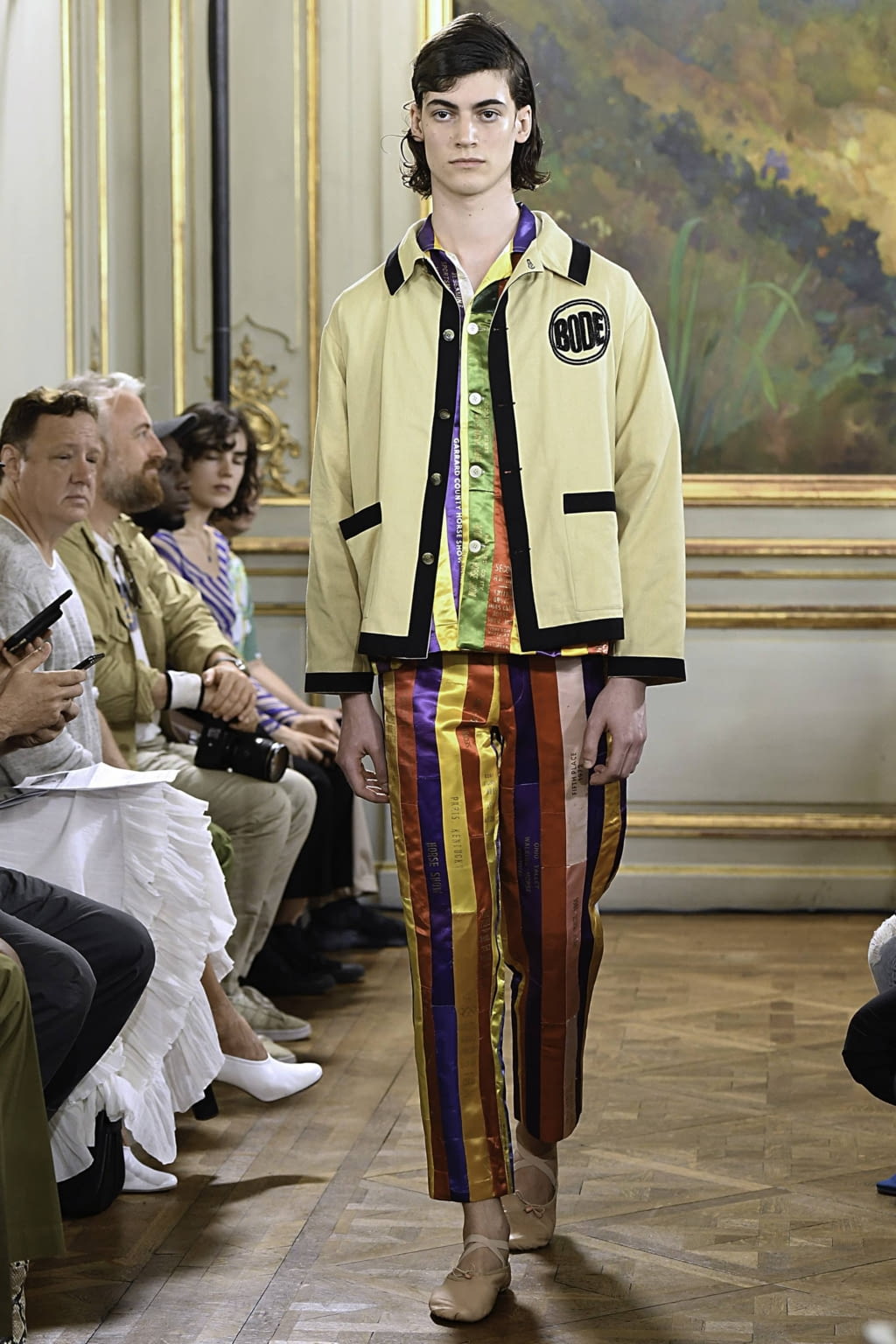 Fashion Week Paris Spring/Summer 2020 look 10 from the Bode collection menswear