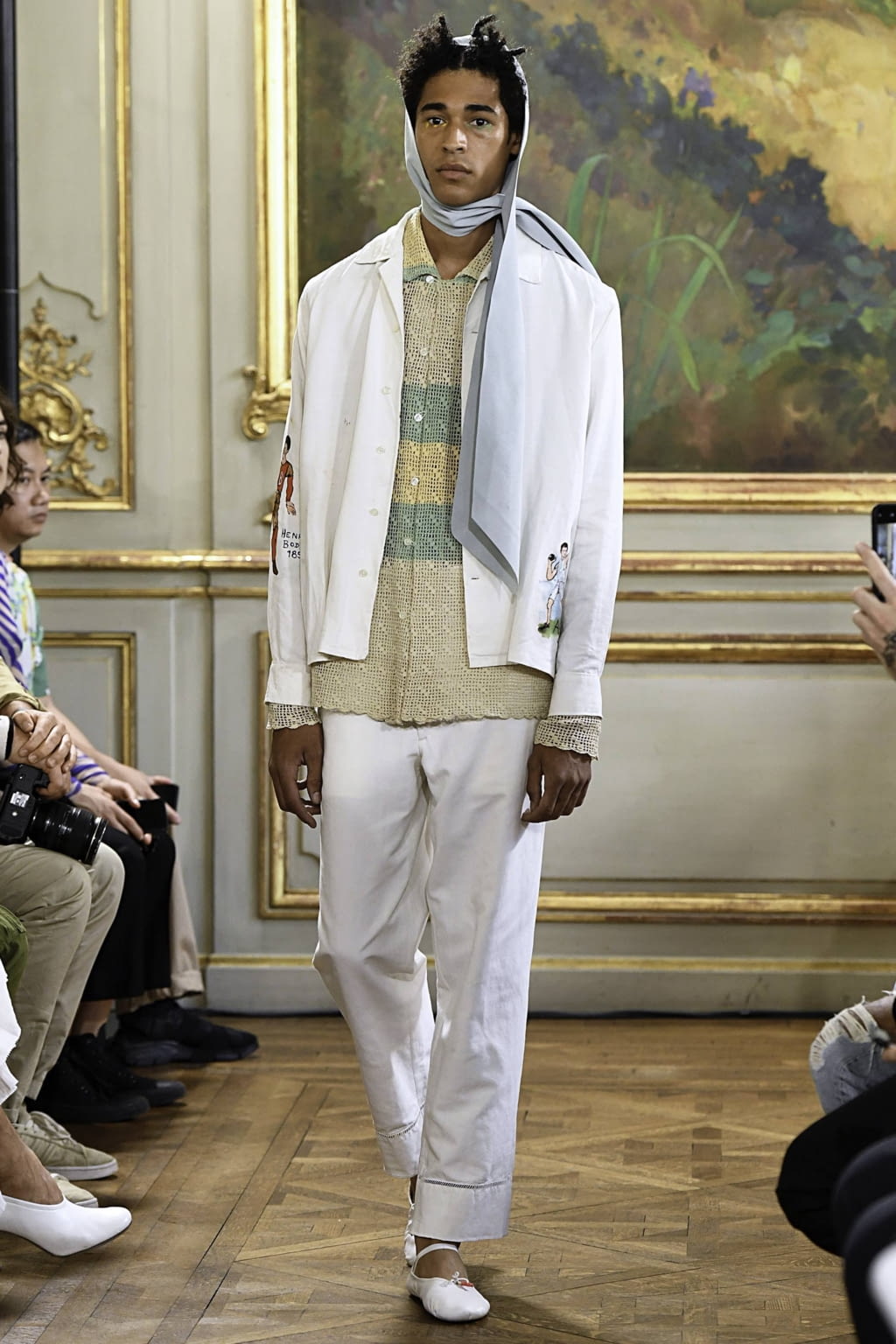 Fashion Week Paris Spring/Summer 2020 look 11 from the Bode collection 男装