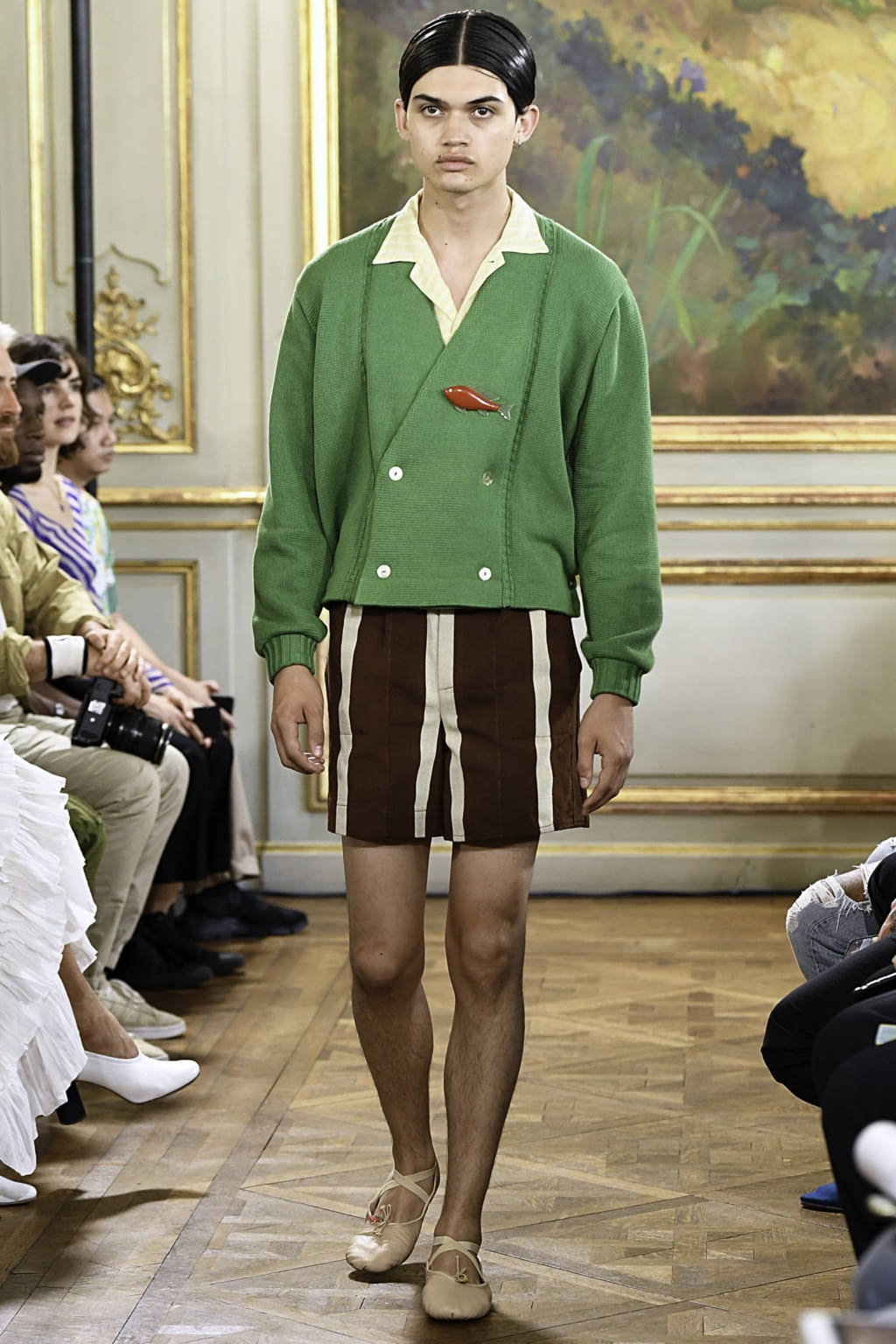 Fashion Week Paris Spring/Summer 2020 look 12 from the Bode collection 男装