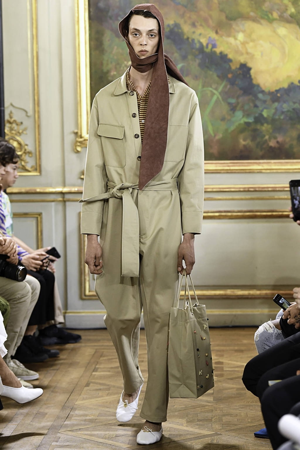Fashion Week Paris Spring/Summer 2020 look 13 de la collection Bode menswear