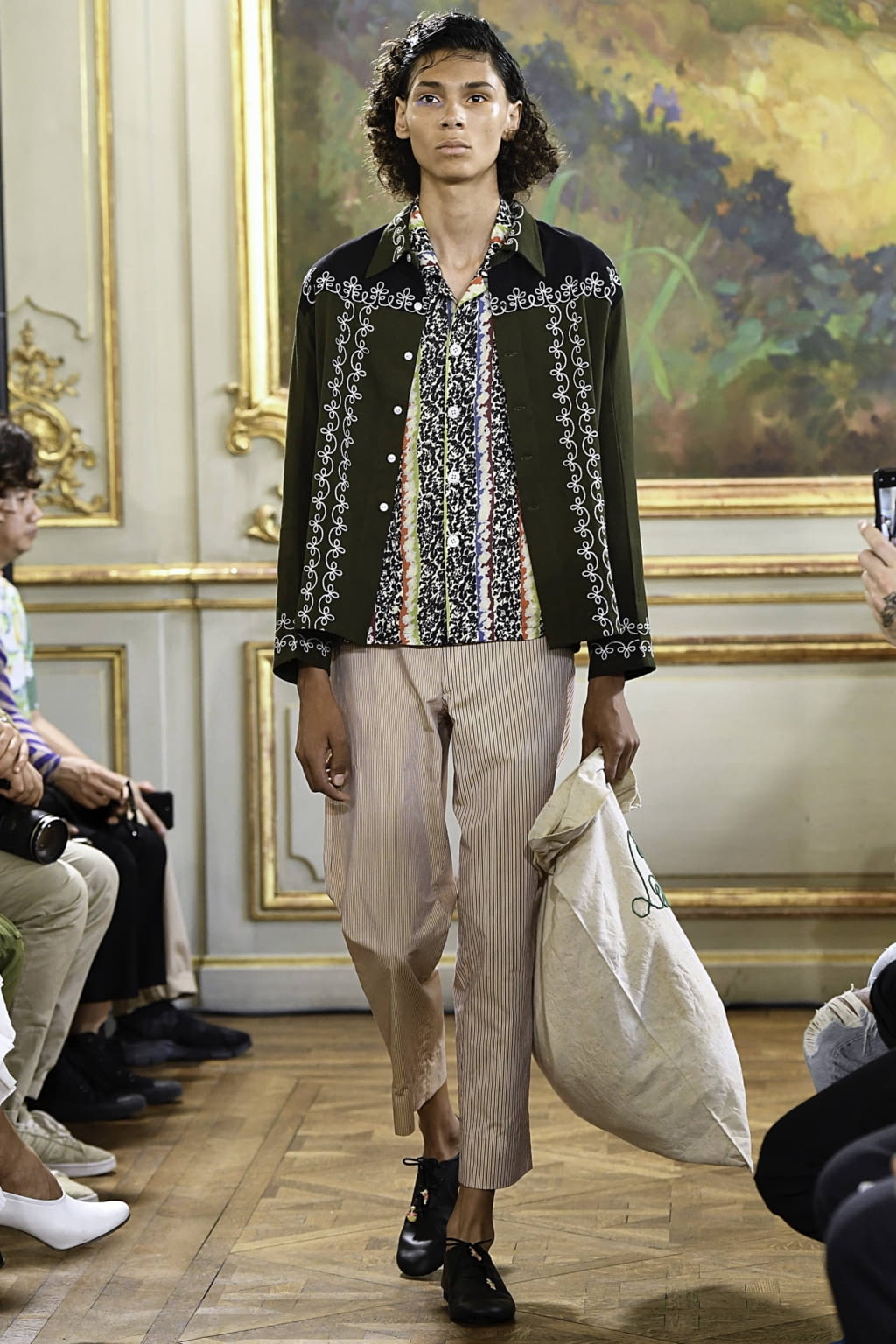 Fashion Week Paris Spring/Summer 2020 look 14 from the Bode collection menswear