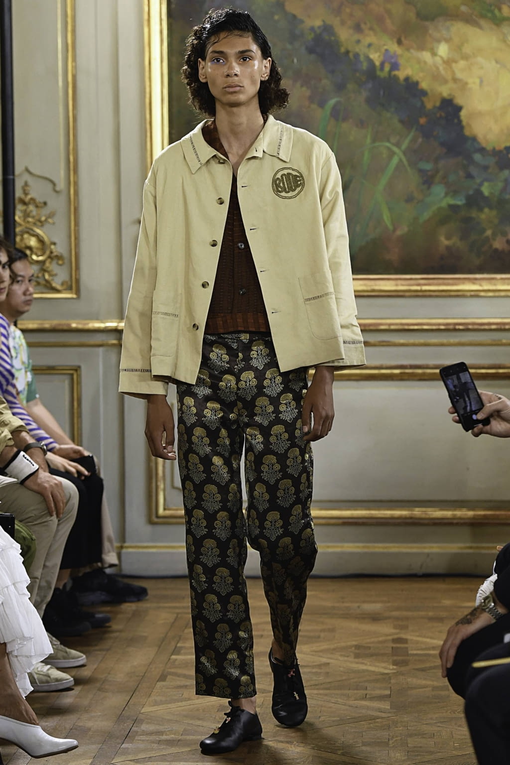 Fashion Week Paris Spring/Summer 2020 look 30 from the Bode collection 男装
