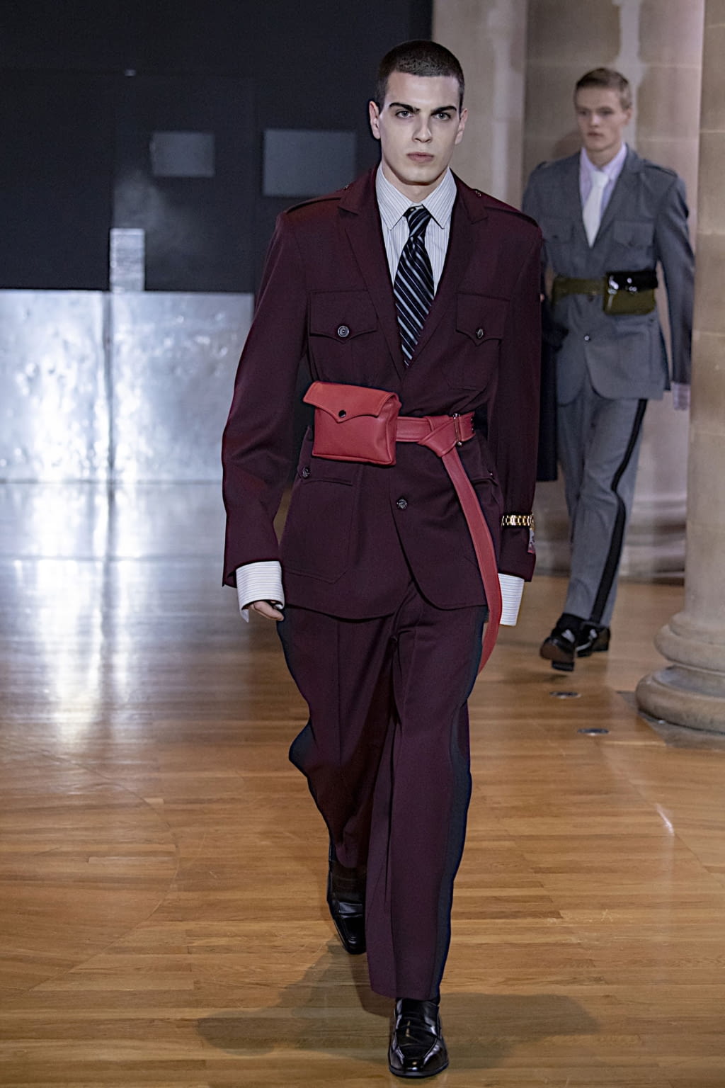Fashion Week Paris Fall/Winter 2020 look 1 from the Boramy Viguier collection menswear