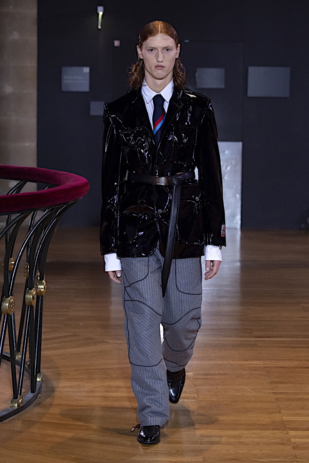 Fashion Week Paris Fall/Winter 2020 look 5 from the Boramy Viguier collection menswear