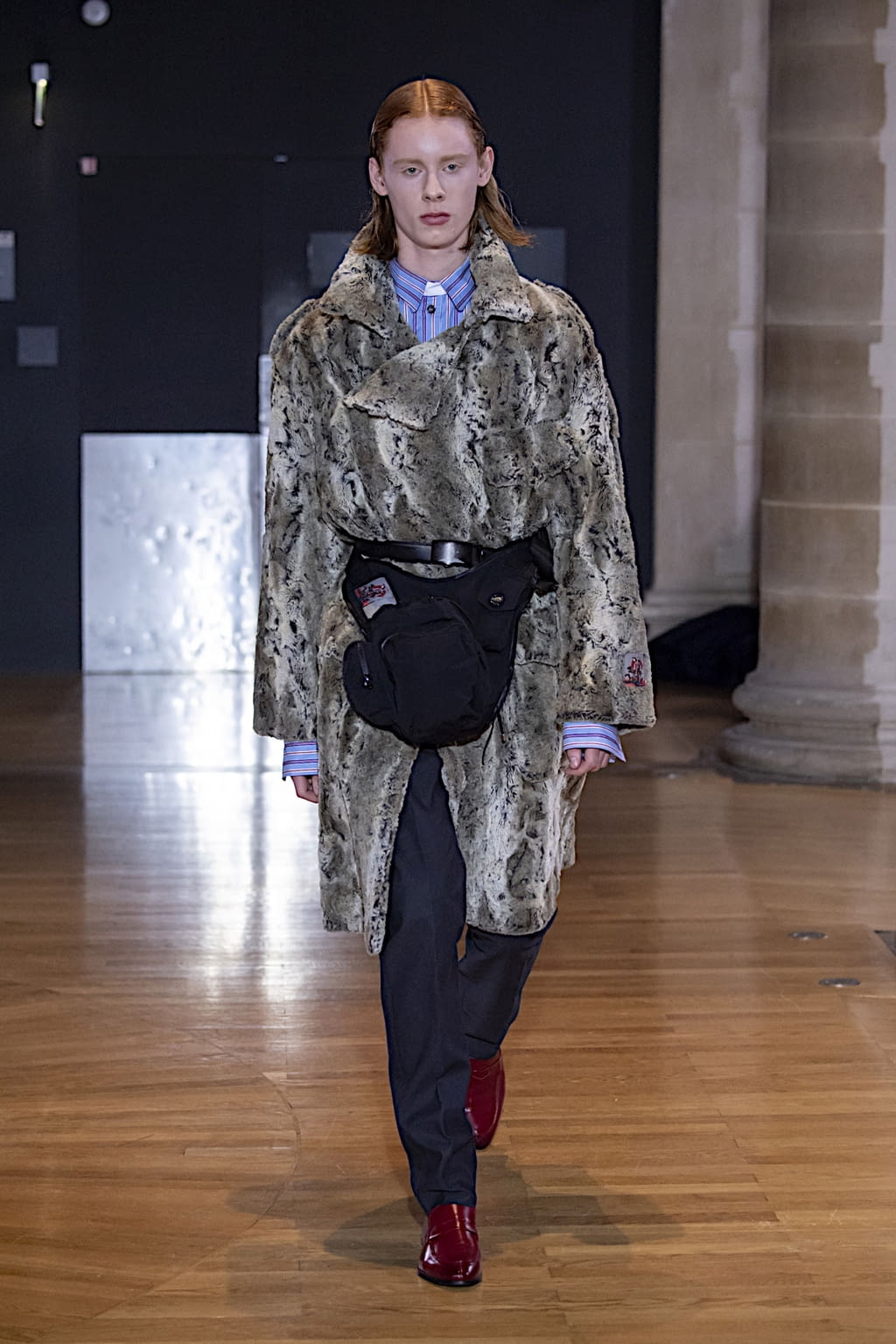 Fashion Week Paris Fall/Winter 2020 look 14 from the Boramy Viguier collection menswear