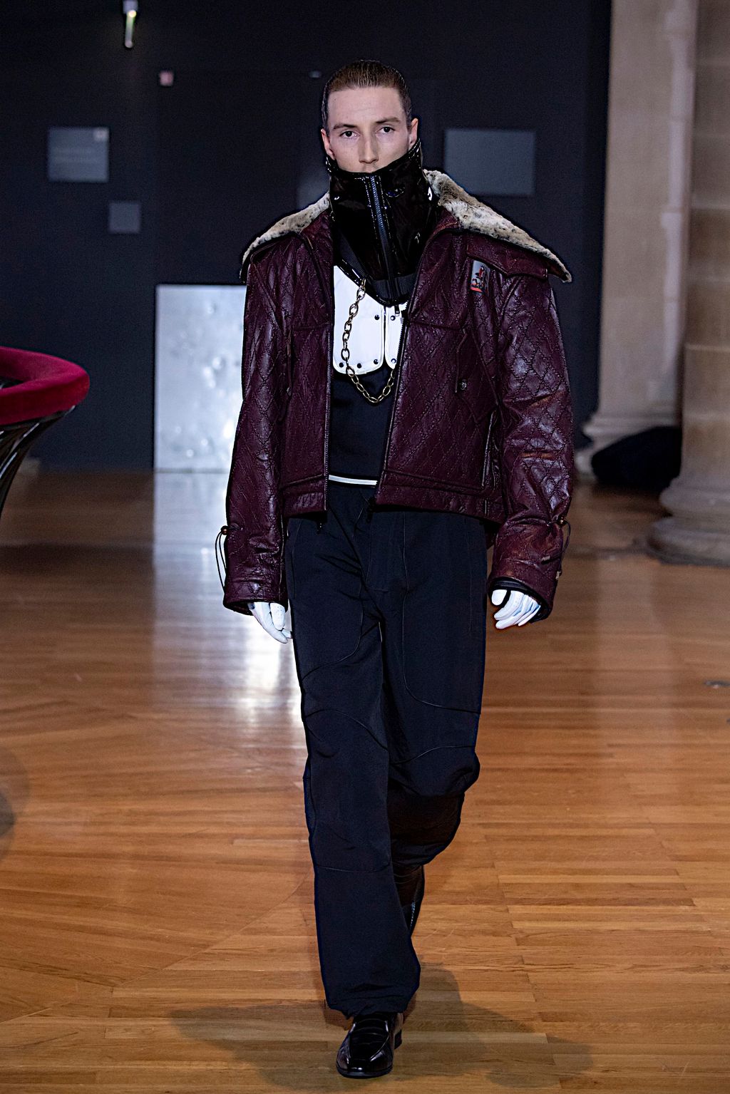 Fashion Week Paris Fall/Winter 2020 look 16 from the Boramy Viguier collection menswear