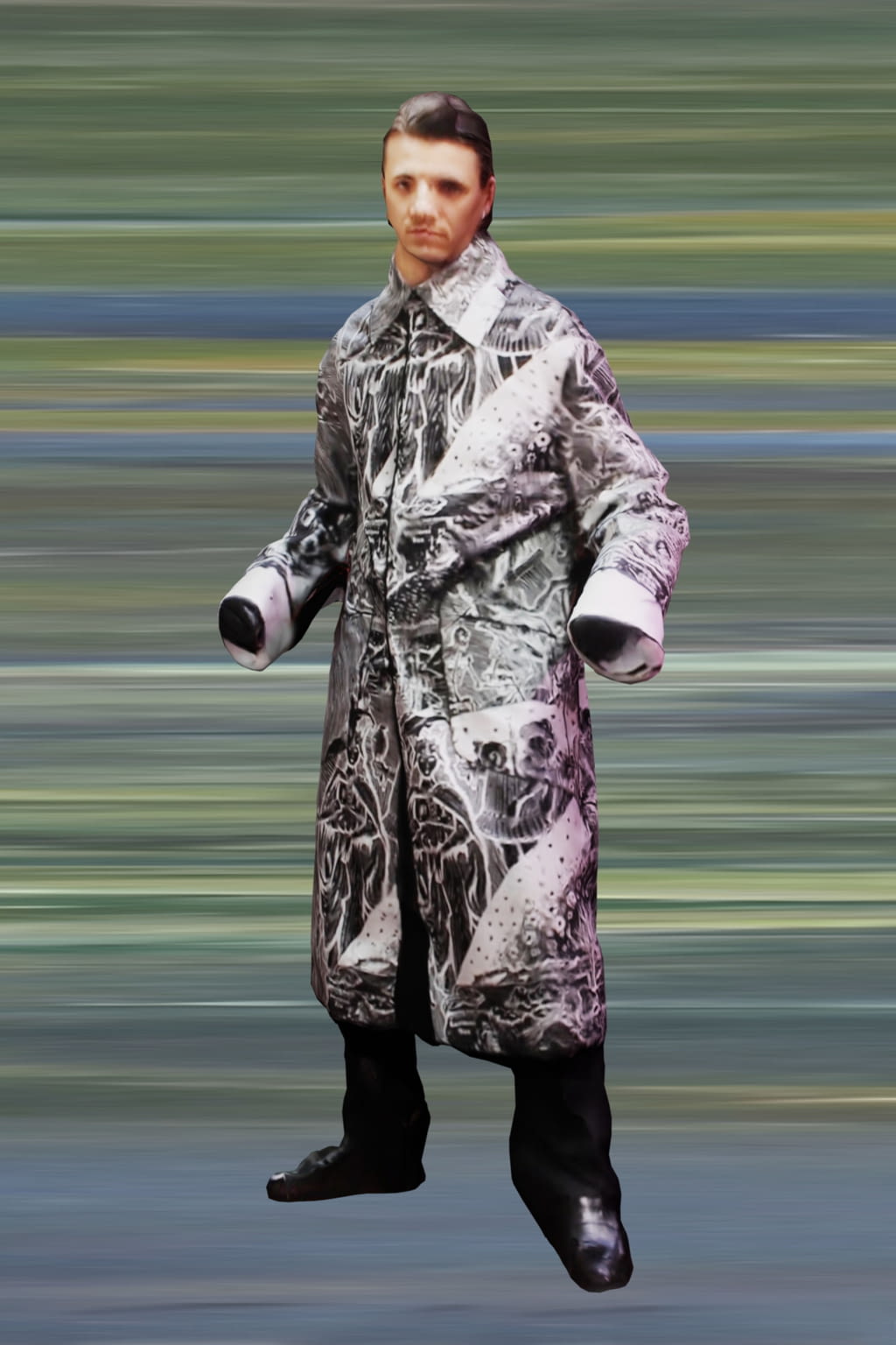 Fashion Week Paris Pre-Fall 2021 look 2 from the Boramy Viguier collection menswear