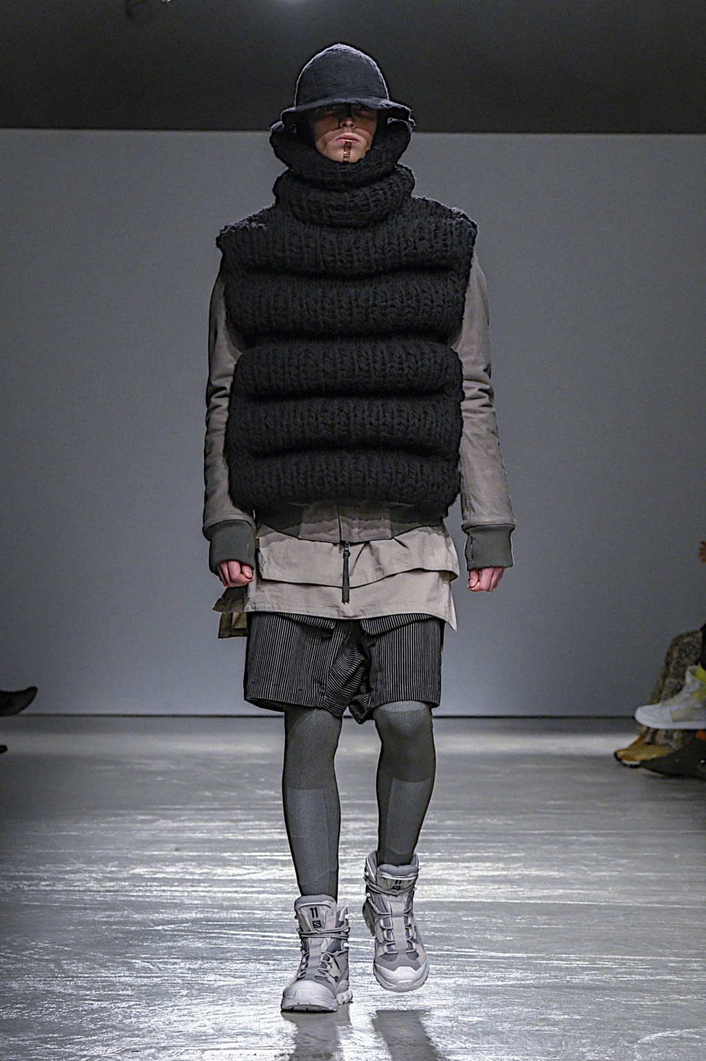 Fashion Week Paris Fall/Winter 2019 look 6 de la collection Boris Bidjan Saberi menswear