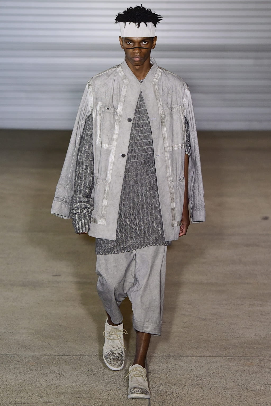 Fashion Week Paris Spring/Summer 2019 look 16 de la collection Boris Bidjan Saberi menswear