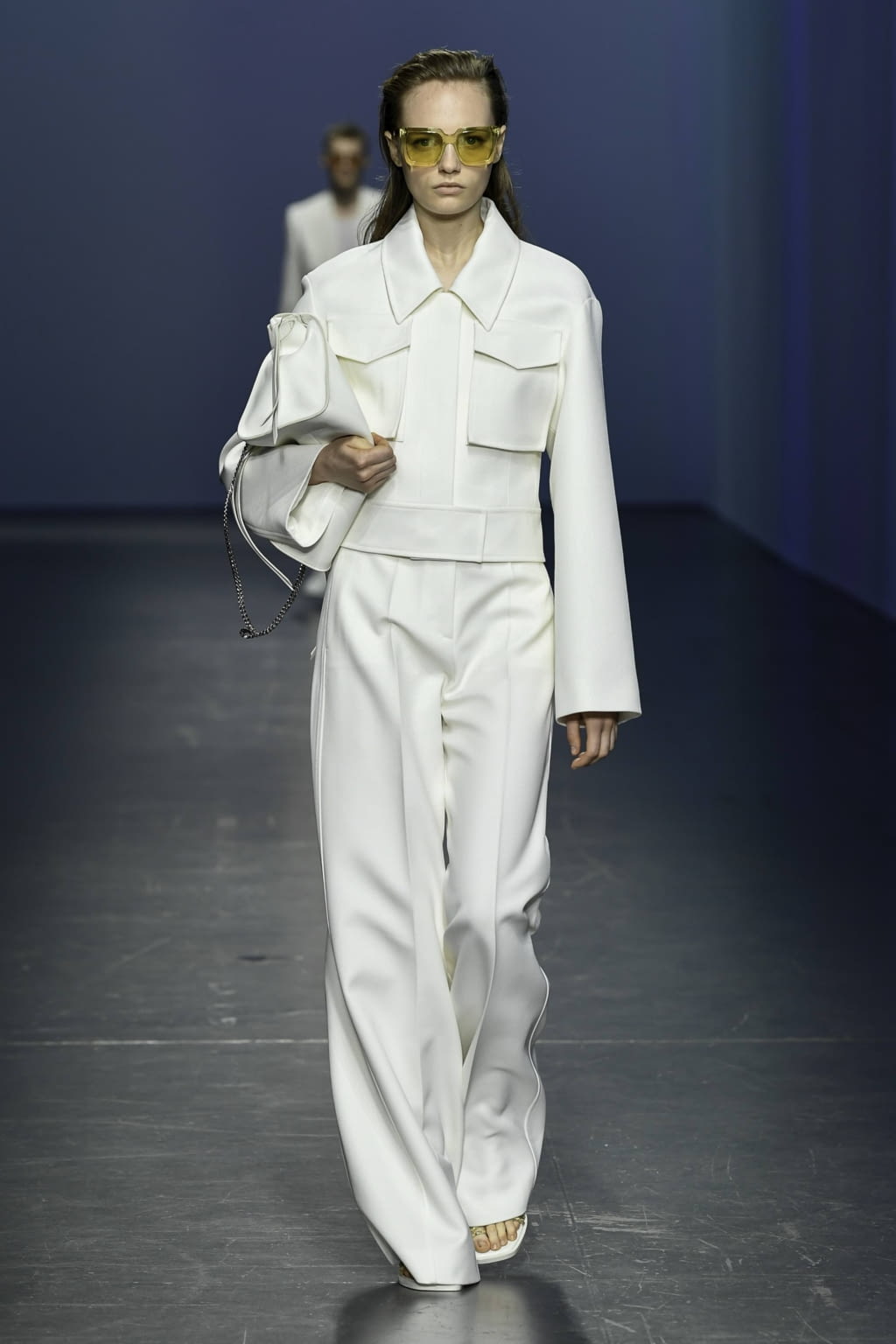 Fashion Week Milan Spring/Summer 2020 look 1 de la collection Boss womenswear