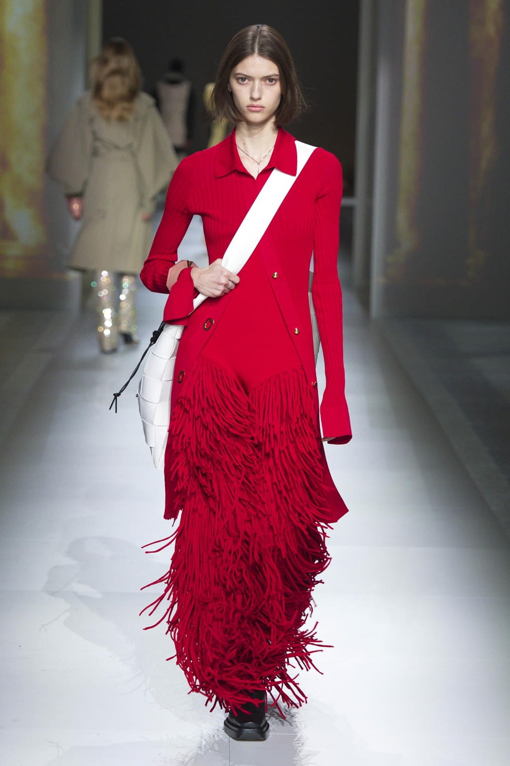 Fashion Week Milan Fall/Winter 2020 look 46 from the Bottega Veneta collection womenswear