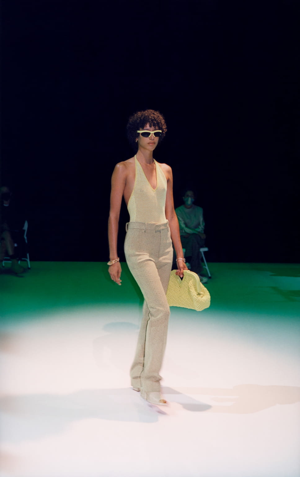 Fashion Week Milan Spring/Summer 2021 look 7 from the Bottega Veneta collection 女装