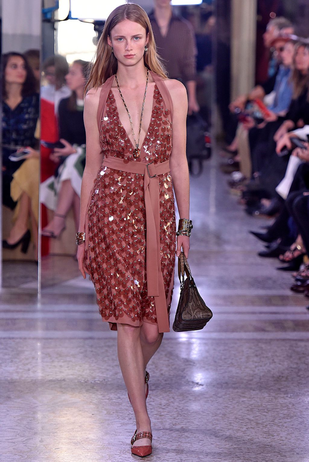 Fashion Week Milan Spring/Summer 2018 look 58 from the Bottega Veneta collection womenswear