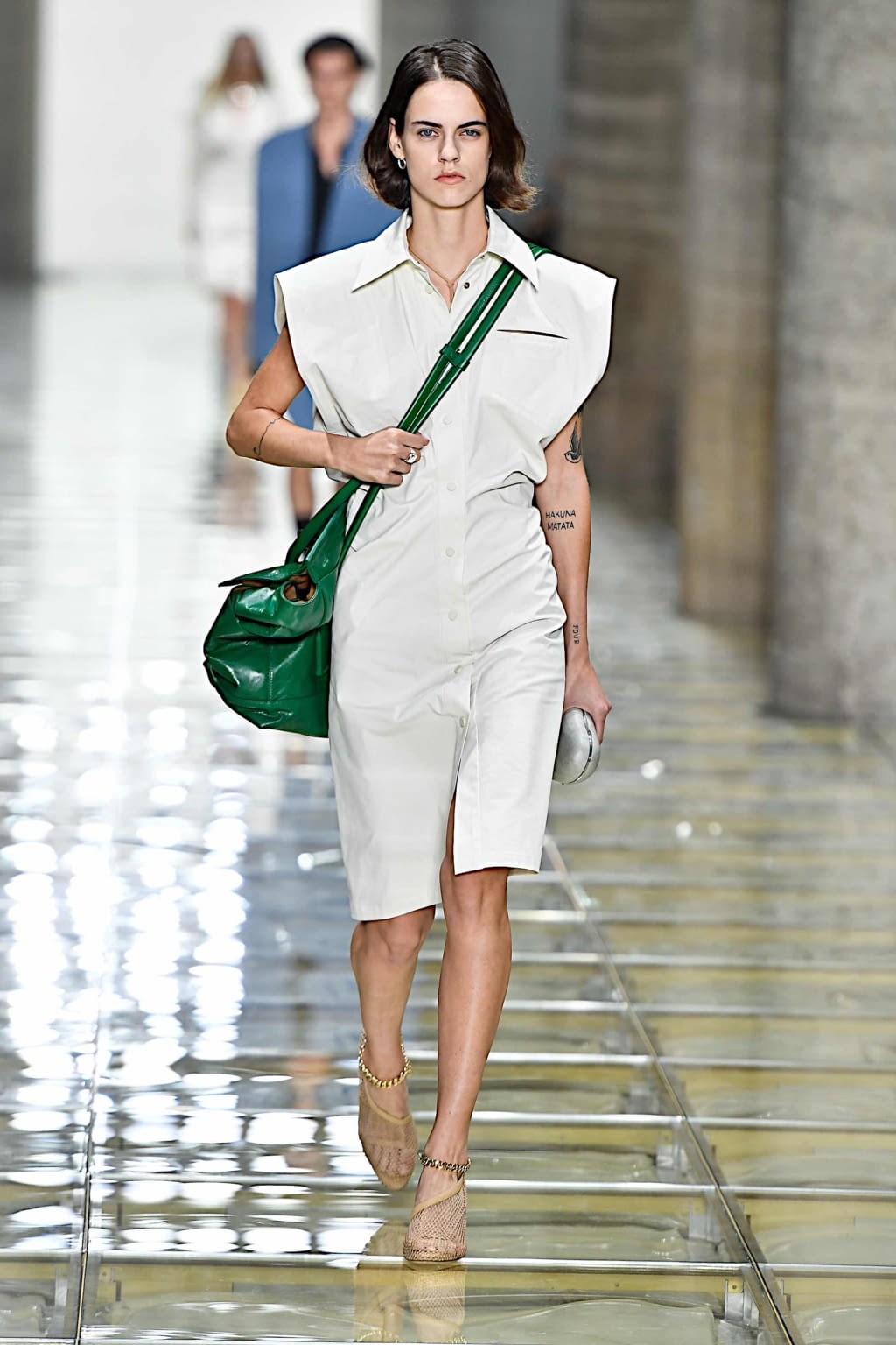 Fashion Week Milan Spring/Summer 2020 look 5 from the Bottega Veneta collection womenswear