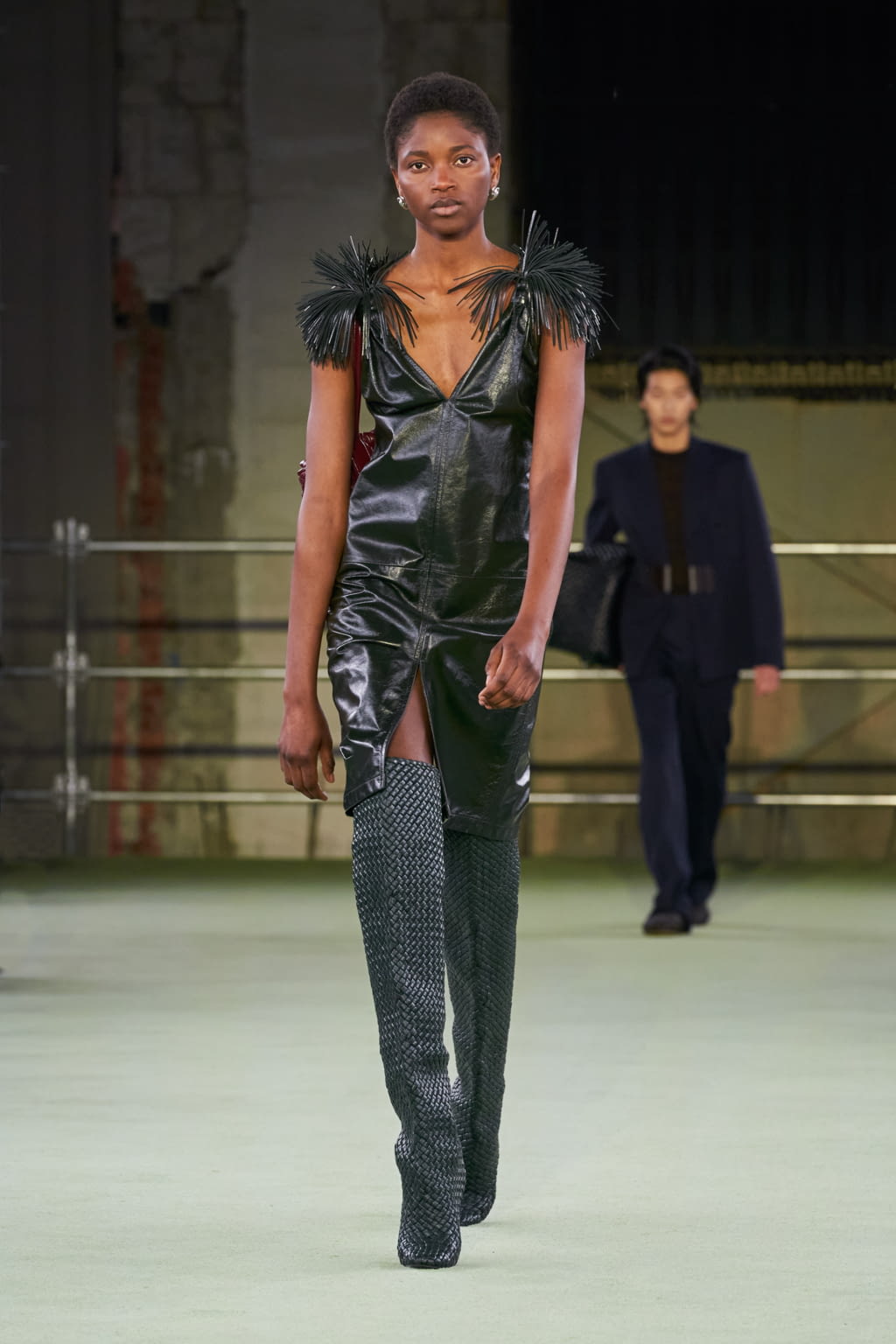 Fashion Week Milan Fall/Winter 2022 look 5 from the Bottega Veneta collection womenswear