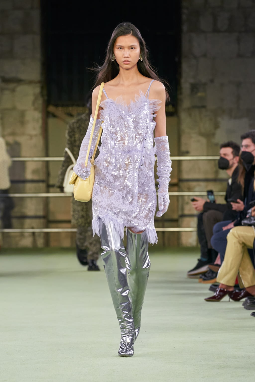 Fashion Week Milan Fall/Winter 2022 look 63 from the Bottega Veneta collection womenswear