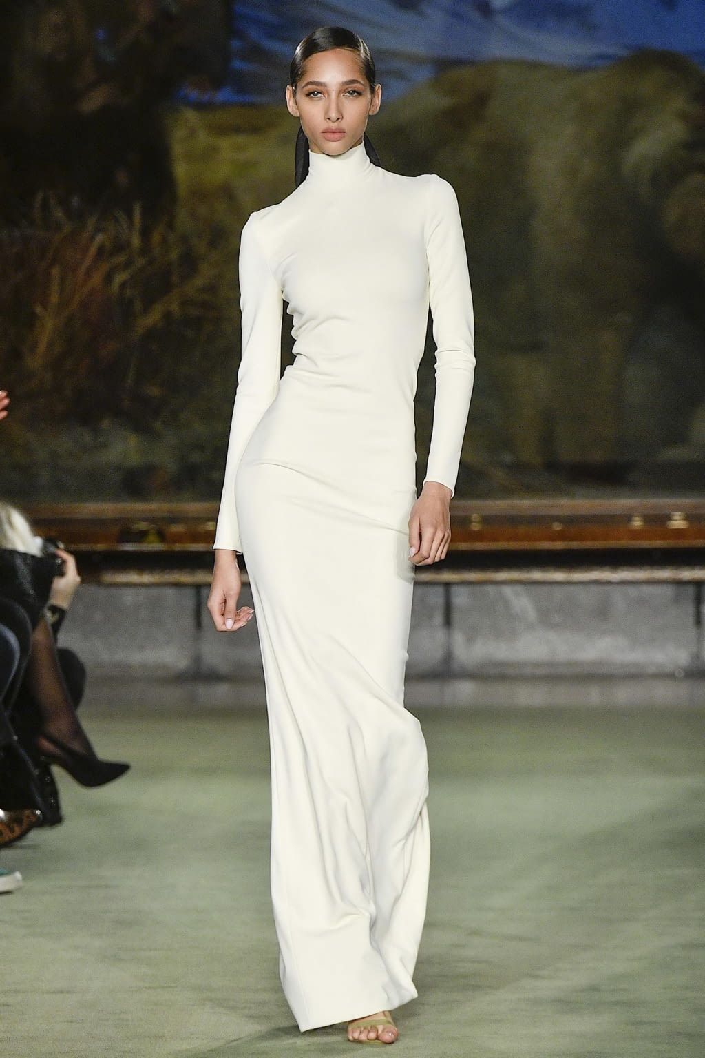 Fashion Week New York Fall/Winter 2020 look 3 from the Brandon Maxwell collection womenswear