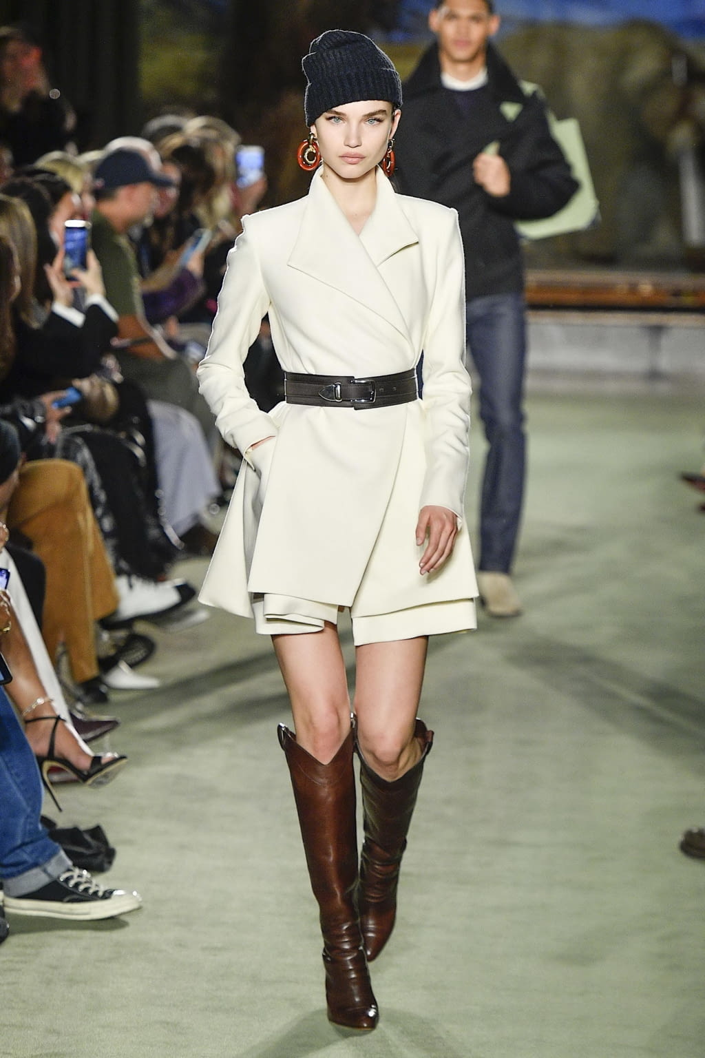 Fashion Week New York Fall/Winter 2020 look 10 de la collection Brandon Maxwell womenswear