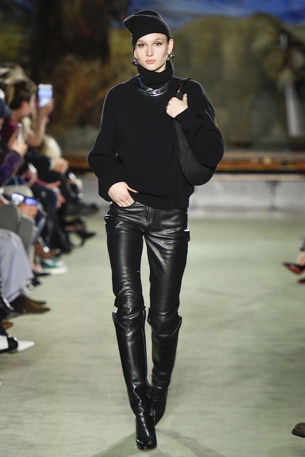 Fashion Week New York Fall/Winter 2020 look 12 de la collection Brandon Maxwell womenswear