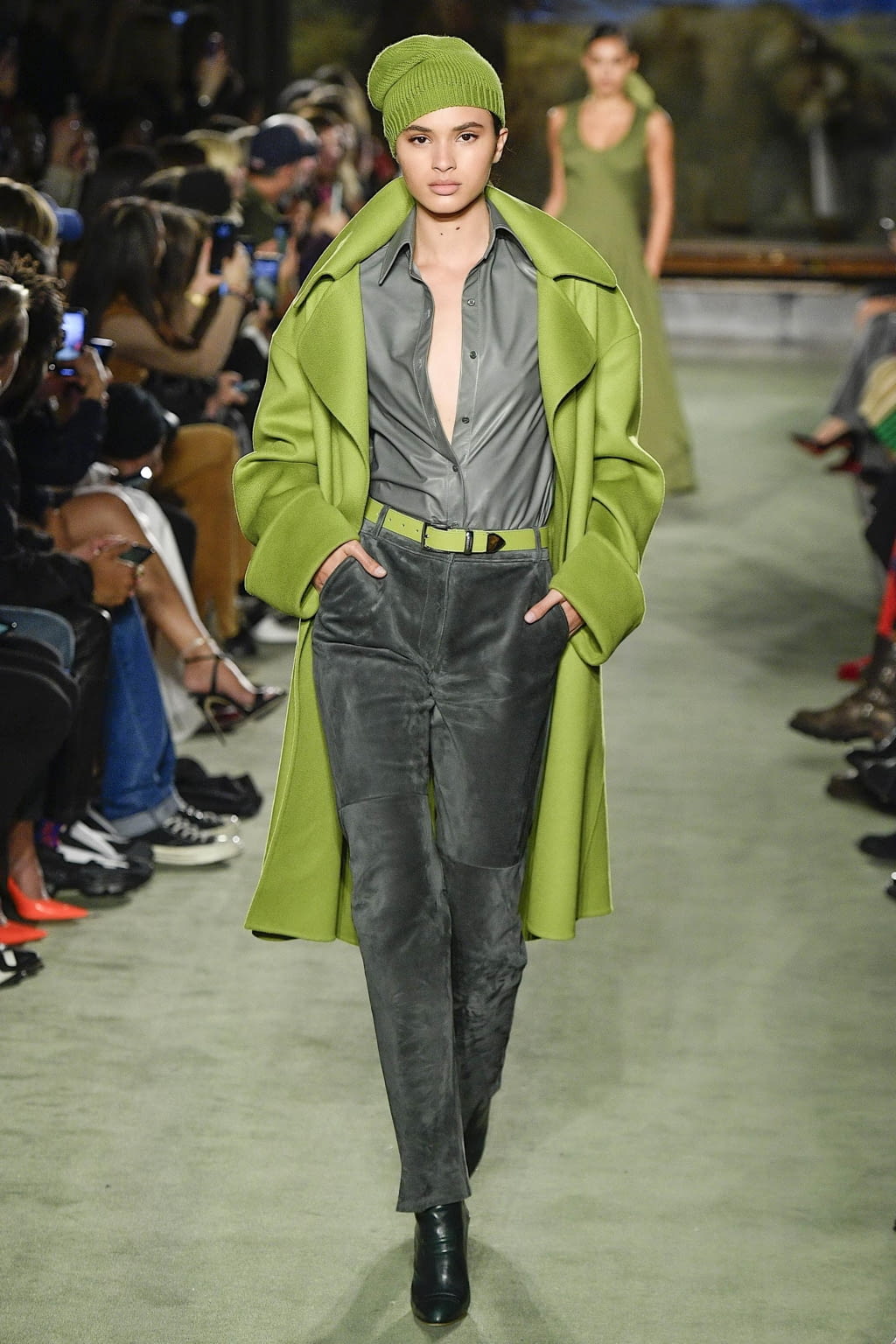 Fashion Week New York Fall/Winter 2020 look 26 de la collection Brandon Maxwell womenswear