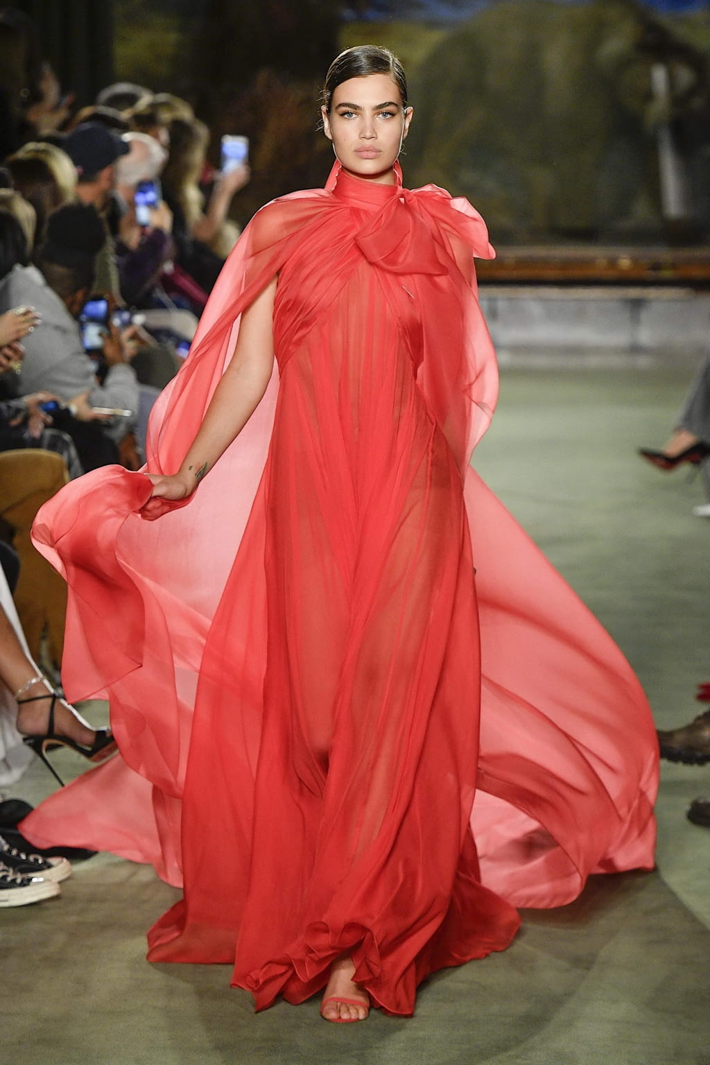 Fashion Week New York Fall/Winter 2020 look 62 from the Brandon Maxwell collection womenswear