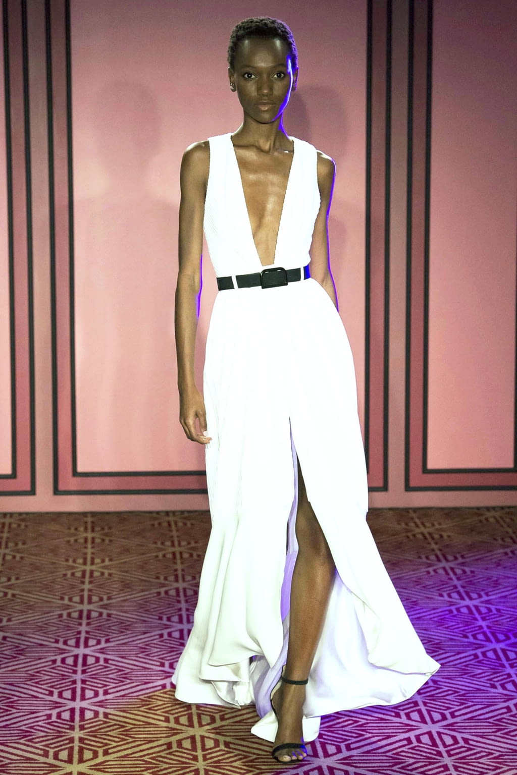 Fashion Week New York Spring/Summer 2018 look 29 from the Brandon Maxwell collection 女装