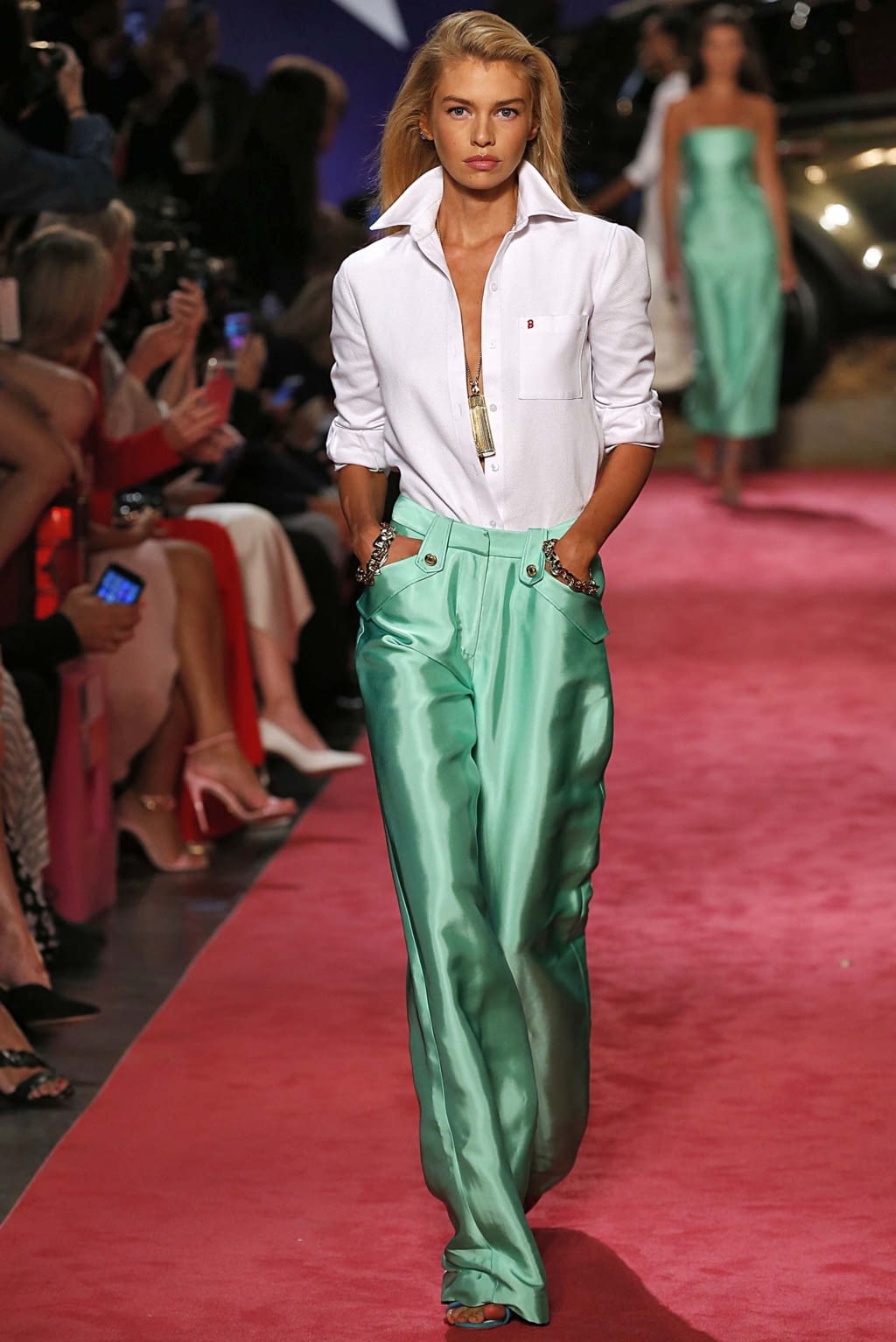 Fashion Week New York Spring/Summer 2019 look 27 from the Brandon Maxwell collection womenswear