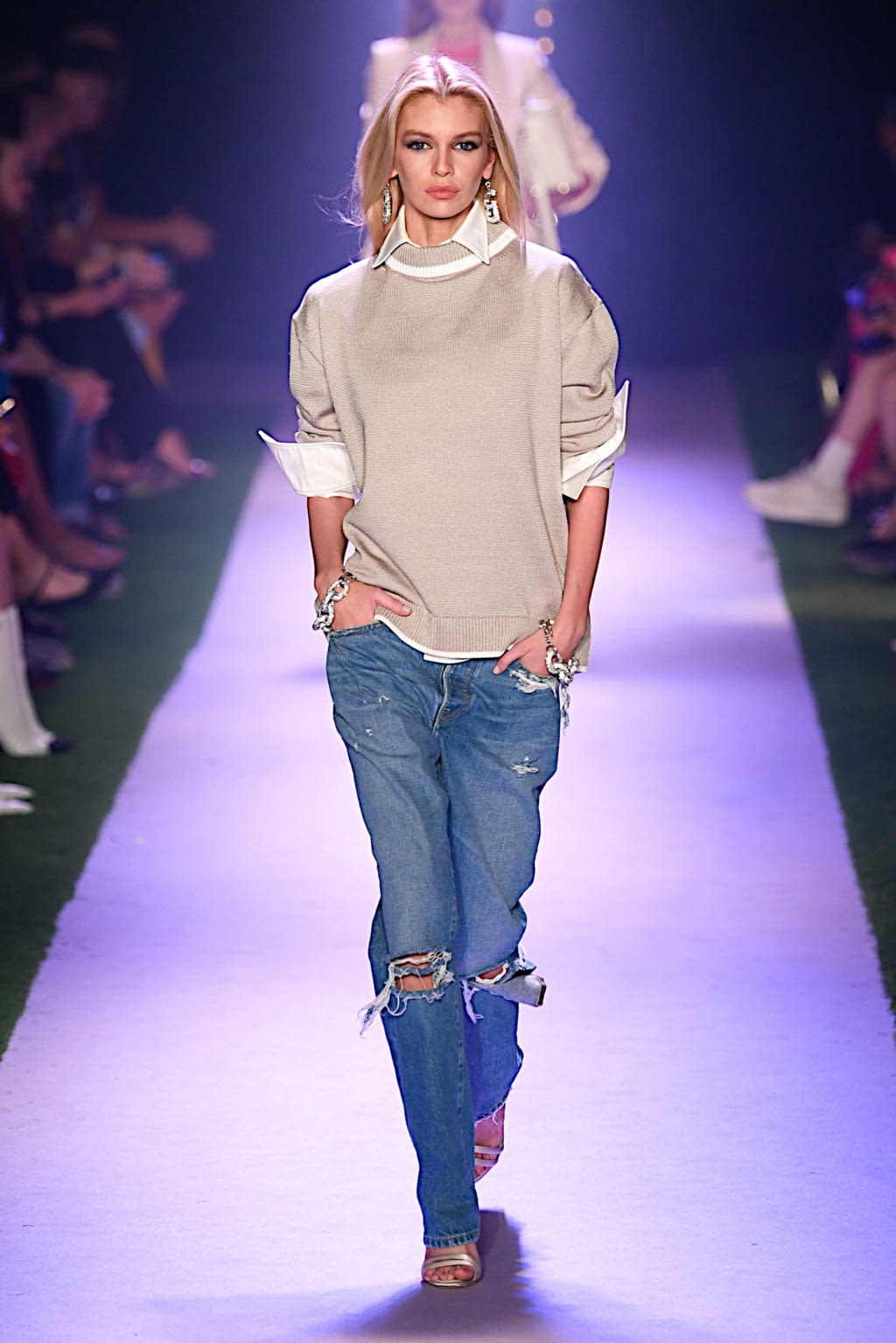 Fashion Week New York Spring/Summer 2020 look 4 de la collection Brandon Maxwell womenswear