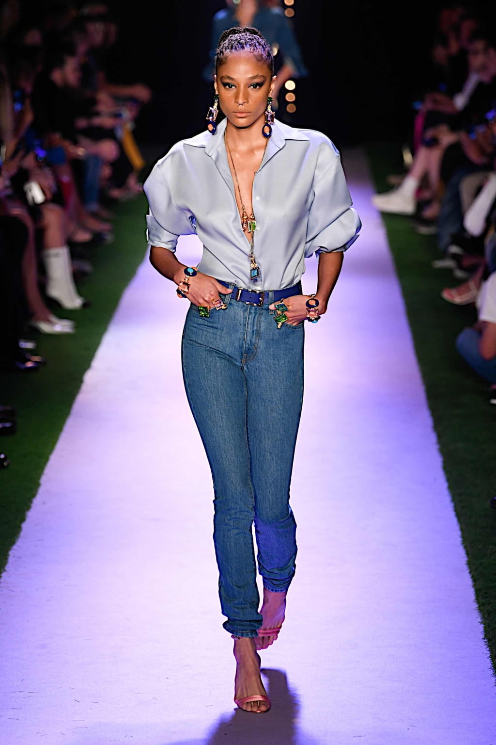 Fashion Week New York Spring/Summer 2020 look 16 de la collection Brandon Maxwell womenswear