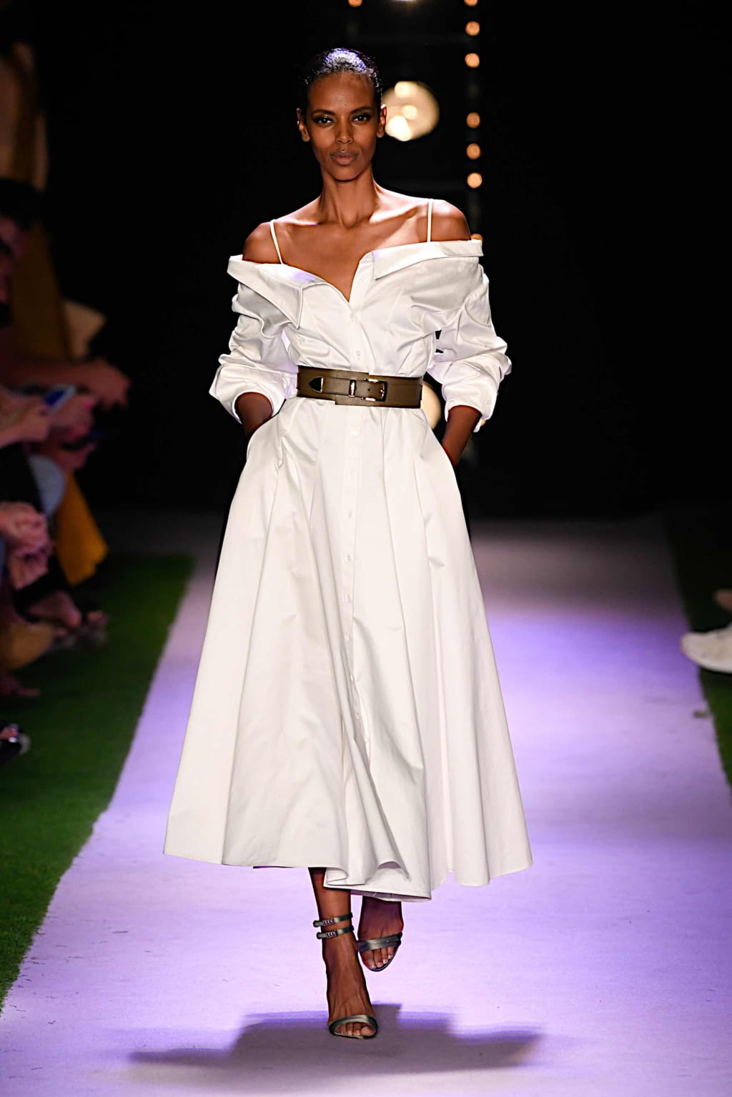 Fashion Week New York Spring/Summer 2020 look 39 from the Brandon Maxwell collection womenswear