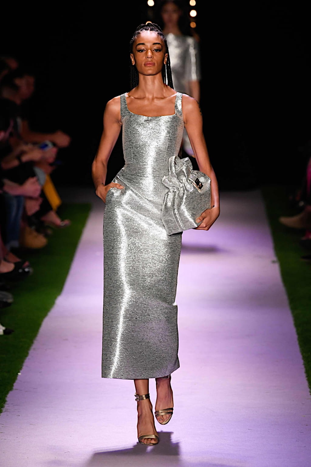 Fashion Week New York Spring/Summer 2020 look 43 from the Brandon Maxwell collection womenswear