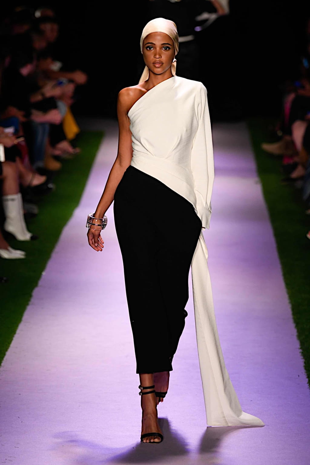 Fashion Week New York Spring/Summer 2020 look 45 from the Brandon Maxwell collection womenswear