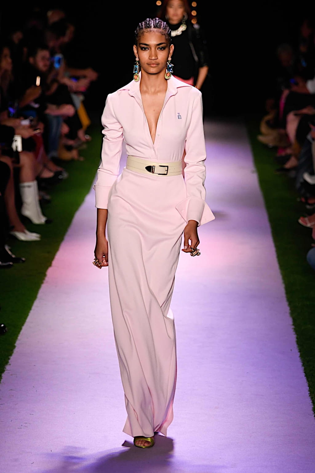 Fashion Week New York Spring/Summer 2020 look 49 from the Brandon Maxwell collection womenswear