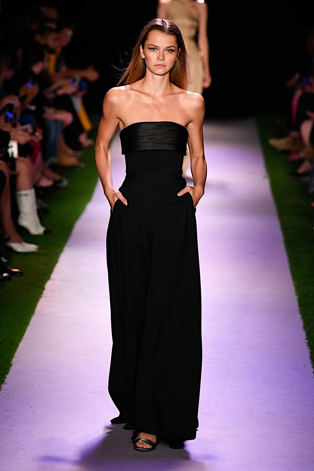 Fashion Week New York Spring/Summer 2020 look 59 from the Brandon Maxwell collection womenswear