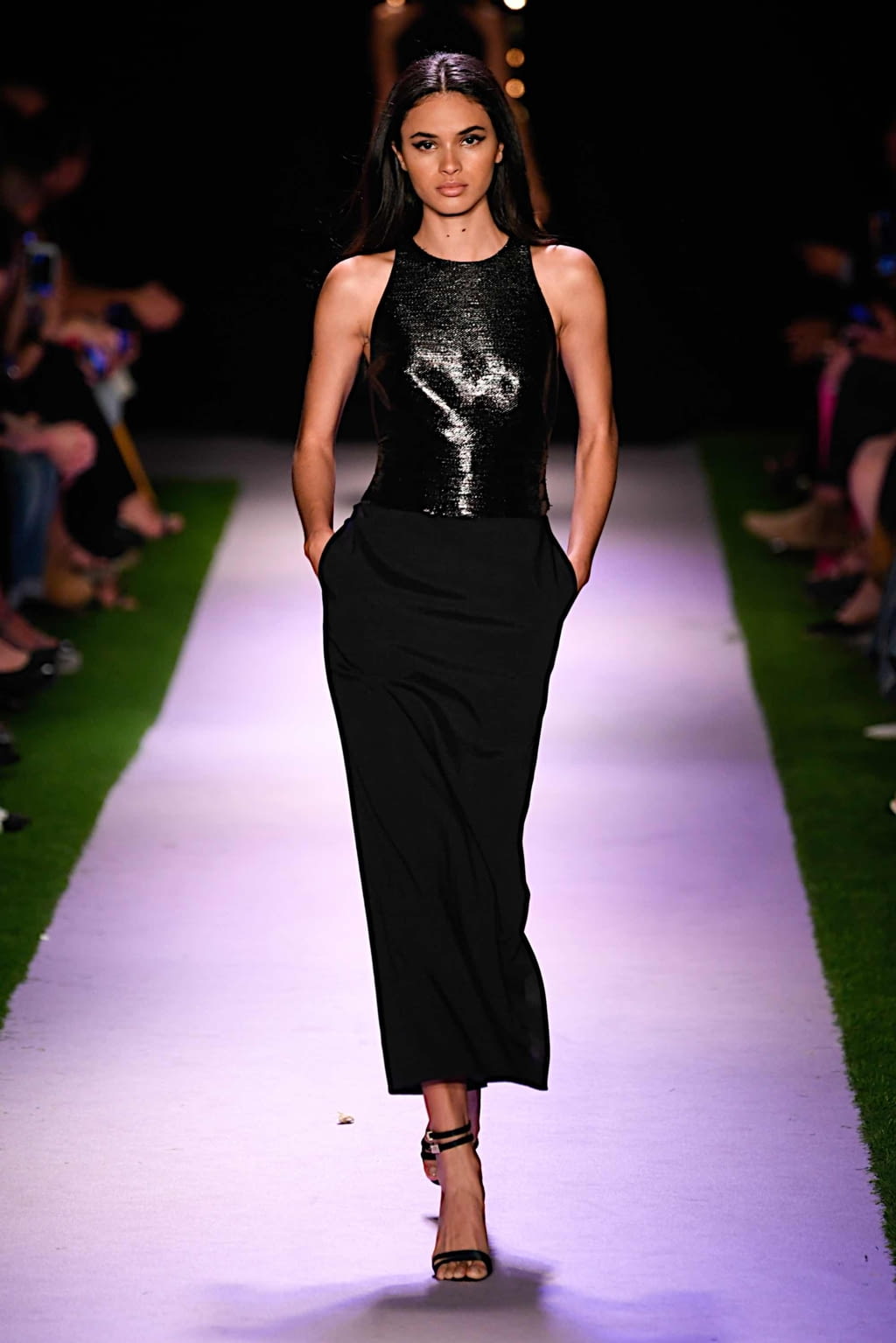 Fashion Week New York Spring/Summer 2020 look 64 from the Brandon Maxwell collection womenswear