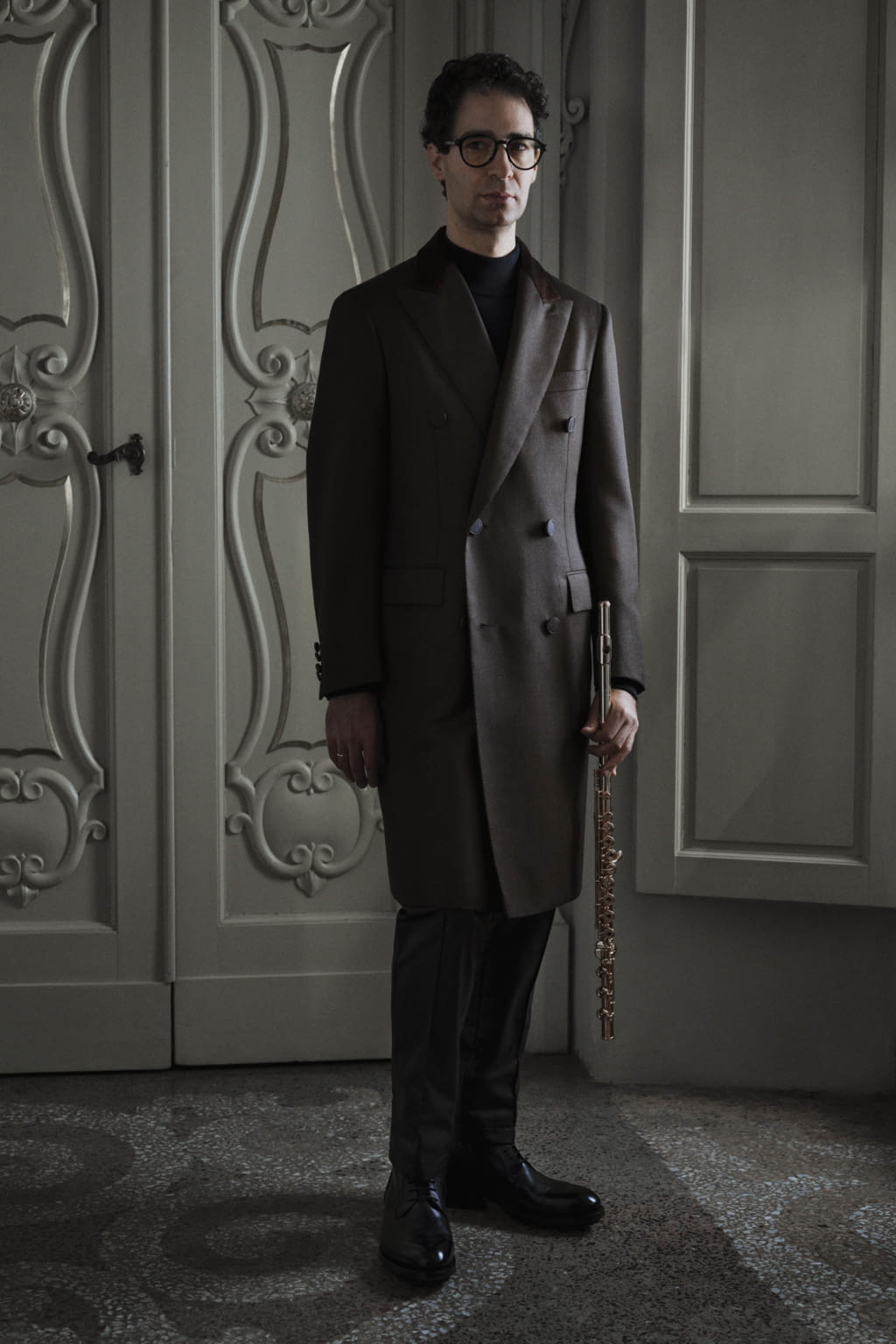 Fashion Week Florence Fall/Winter 2020 look 3 from the Brioni collection menswear