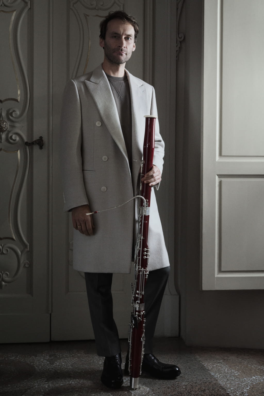 Fashion Week Florence Fall/Winter 2020 look 6 from the Brioni collection 男装