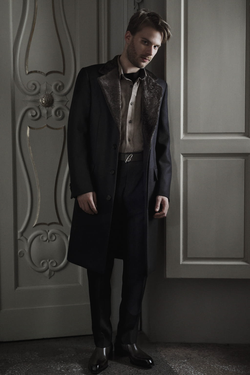 Fashion Week Florence Fall/Winter 2020 look 13 from the Brioni collection 男装
