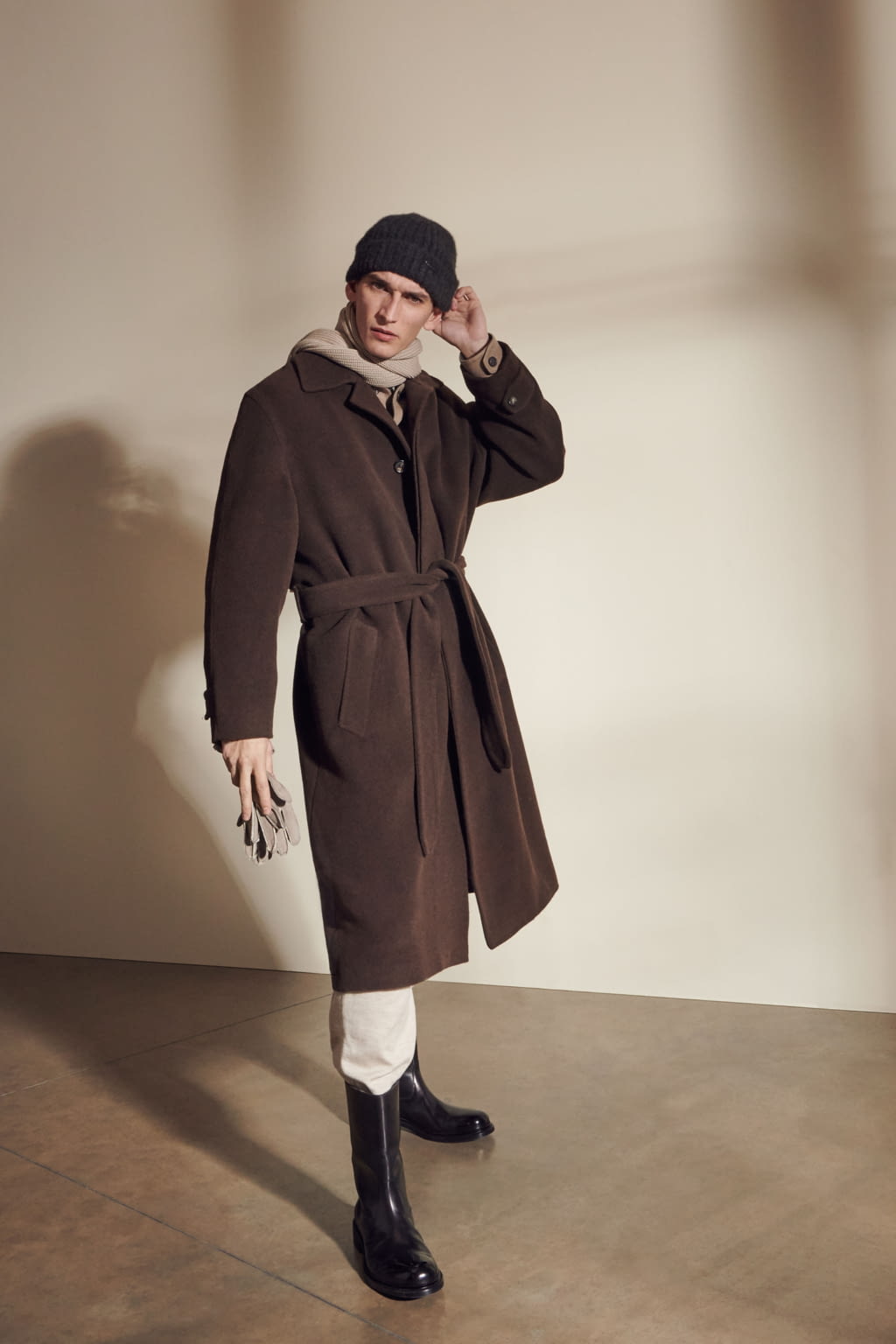 Fashion Week Milan Fall/Winter 2021 look 9 from the Brioni collection 男装