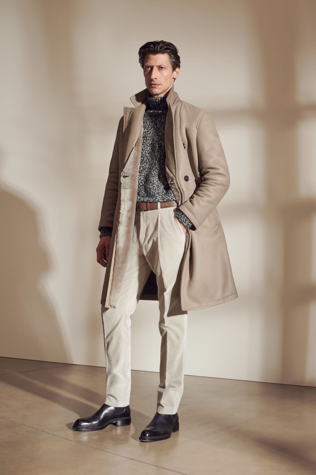 Fashion Week Milan Fall/Winter 2021 look 11 from the Brioni collection menswear