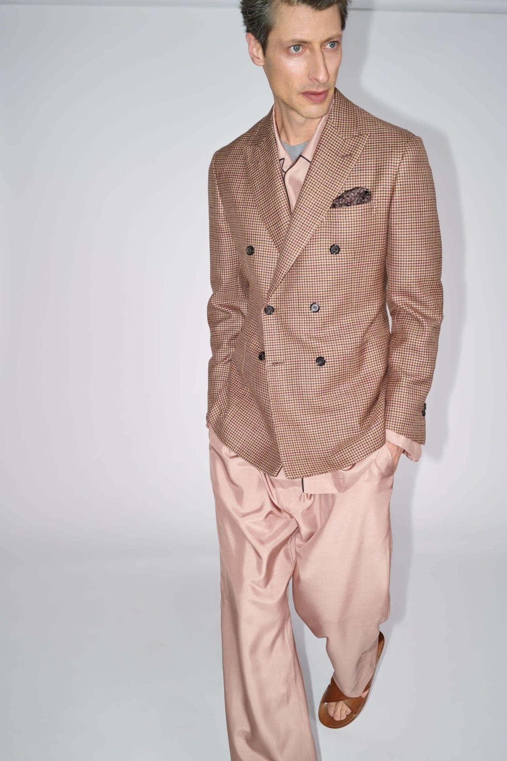 Fashion Week Florence Spring/Summer 2020 look 7 from the Brioni collection 男装